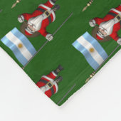 Der Weihnachtsmann mit dem Ende Argentiniens Fleecedecke (Ecke)