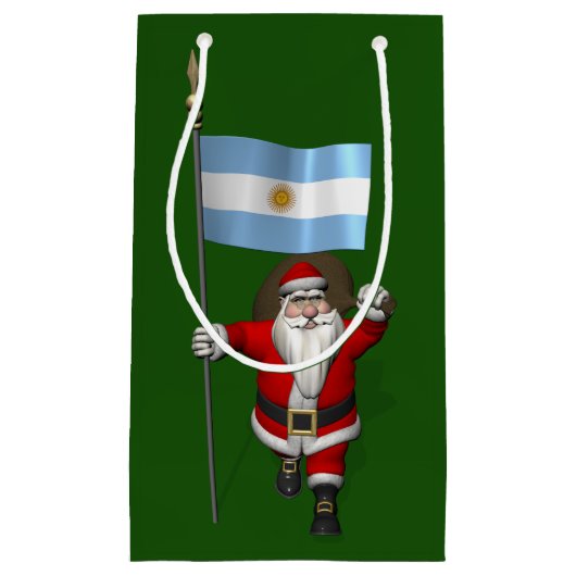 Der Weihnachtsmann mit dem Ende Argentiniens Kleine Geschenktüte (Vorderseite)