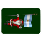 Der Weihnachtsmann mit dem Ende Argentiniens Magnet (Horizontal)