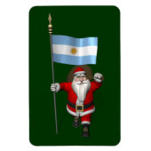 Der Weihnachtsmann mit dem Ende Argentiniens Magnet (Vertikal)