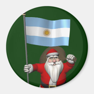 Der Weihnachtsmann mit dem Ende Argentiniens Magnet