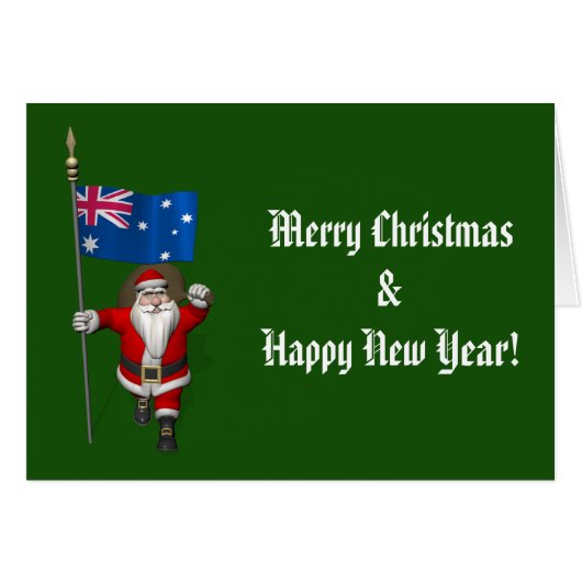 Der Weihnachtsmann mit dem Ende Australiens (Vorderseite (Horizontal))
