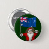 Der Weihnachtsmann mit dem Ende Australiens Button (Vorne & Hinten)
