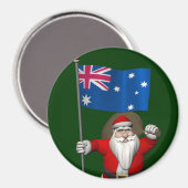 Der Weihnachtsmann mit dem Ende Australiens Magnet (Vorderseite/Rückseite)