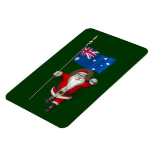 Der Weihnachtsmann mit dem Ende Australiens Magnet