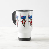 Der Weihnachtsmann mit dem Ende Australiens Reisebecher (Vorderseite Links)