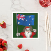Der Weihnachtsmann mit dem Ende Australiens Serviette (Beispiel)