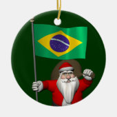 Der Weihnachtsmann mit dem Ende Brasiliens Keramikornament (Vorne)