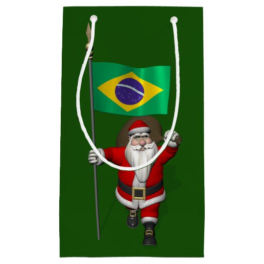 Der Weihnachtsmann mit dem Ende Brasiliens Kleine Geschenktüte (Vorderseite)