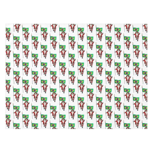 Der Weihnachtsmann mit dem Ende Brasiliens Tischdecke (Vorderseite (Horizontal))