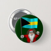 Der Weihnachtsmann mit dem Ende der Bahamas Button (Vorne & Hinten)