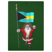 Der Weihnachtsmann mit dem Ende der Bahamas Klemmbrett (Rückseite)