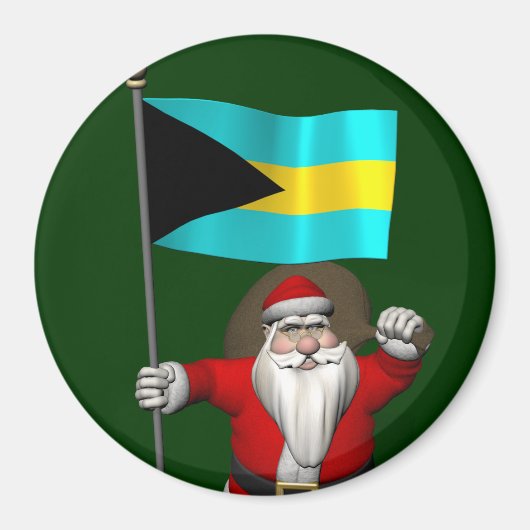 Der Weihnachtsmann mit dem Ende der Bahamas Magnet (Vorne)