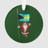Der Weihnachtsmann mit dem Ende der Bahamas Ornament (Vorderseite)