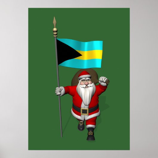 Der Weihnachtsmann mit dem Ende der Bahamas Poster (Vorne)