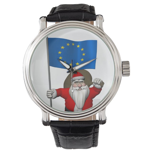 Der Weihnachtsmann mit dem Ende der europäischen G Armbanduhr (Vorderseite)