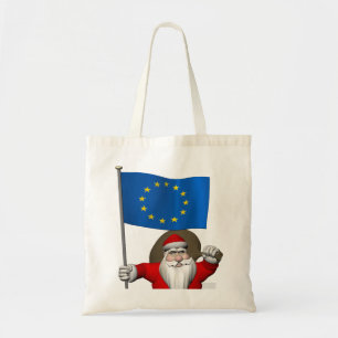 Der Weihnachtsmann mit dem Ende der europäischen G Tragetasche