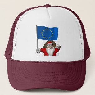 Der Weihnachtsmann mit dem Ende der europäischen G Truckerkappe
