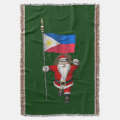 Der Weihnachtsmann mit dem Ende der Philippinen Decke (Vorderseite Vertikal)