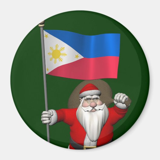 Der Weihnachtsmann mit dem Ende der Philippinen Magnet (Vorne)