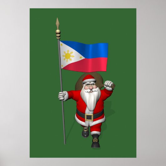 Der Weihnachtsmann mit dem Ende der Philippinen Poster (Vorne)