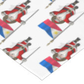 Der Weihnachtsmann mit dem Ende der Philippinen Tischdecke (Schrägansicht)