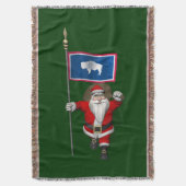 Der Weihnachtsmann mit dem Ende der Wyoming Decke (Vorderseite Vertikal)