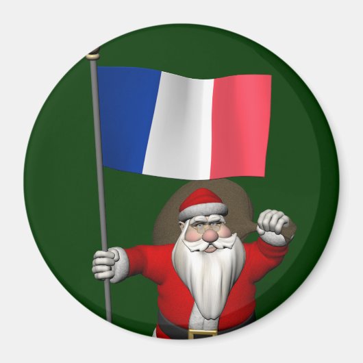 Der Weihnachtsmann mit dem Ende Frankreichs Magnet (Vorne)