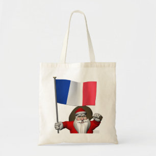 Der Weihnachtsmann mit dem Ende Frankreichs Tragetasche