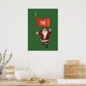 Der Weihnachtsmann mit dem Ende Hongkongs Poster (Küche)