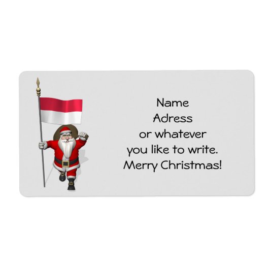 Der Weihnachtsmann mit dem Ende Indonesiens (Vorne)
