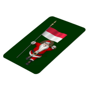 Der Weihnachtsmann mit dem Ende Indonesiens Magnet