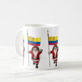 Der Weihnachtsmann mit dem Ende Kolumbiens Kaffeetasse (Vorderseite Links)