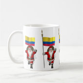 Der Weihnachtsmann mit dem Ende Kolumbiens Kaffeetasse (Links)