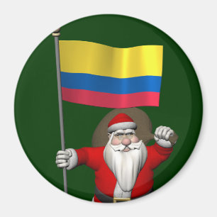 Der Weihnachtsmann mit dem Ende Kolumbiens Magnet