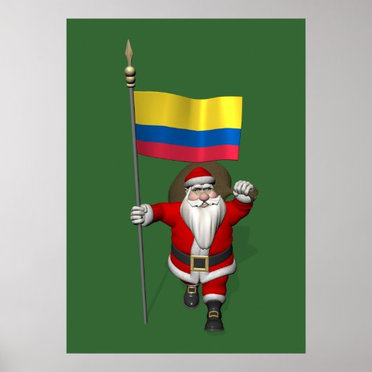 Der Weihnachtsmann mit dem Ende Kolumbiens Poster (Vorne)
