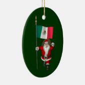 Der Weihnachtsmann mit dem Ende Mexikos Keramikornament (Rechts)