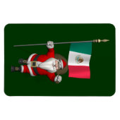 Der Weihnachtsmann mit dem Ende Mexikos Magnet (Horizontal)