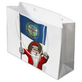 Der Weihnachtsmann mit dem Ende Nebraskas Große Geschenktüte (Rückseite Schrägansicht)