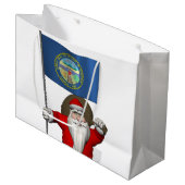 Der Weihnachtsmann mit dem Ende Nebraskas Große Geschenktüte (Vorderseite Schrägansicht)