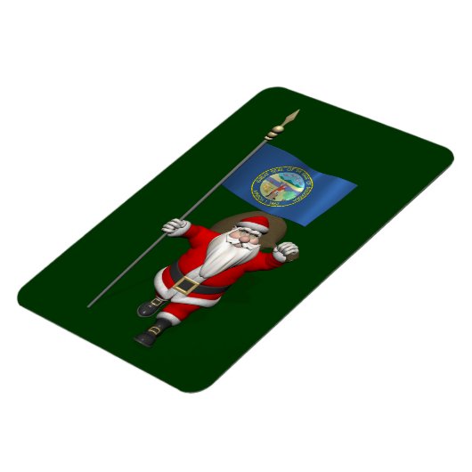 Der Weihnachtsmann mit dem Ende Nebraskas Magnet (Linke Seite)