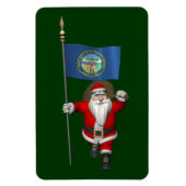 Der Weihnachtsmann mit dem Ende Nebraskas Magnet (Vertikal)