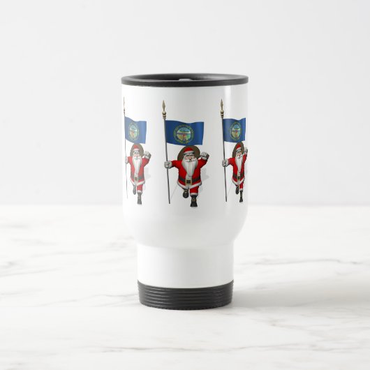 Der Weihnachtsmann mit dem Ende Nebraskas Reisebecher (Mittel)