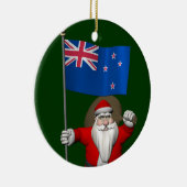 Der Weihnachtsmann mit dem Ende Neuseelands Keramik Ornament (Rechts)