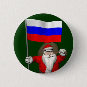 Der Weihnachtsmann mit dem Ende Russlands Button