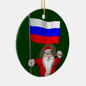 Der Weihnachtsmann mit dem Ende Russlands Keramik Ornament (Rechts)
