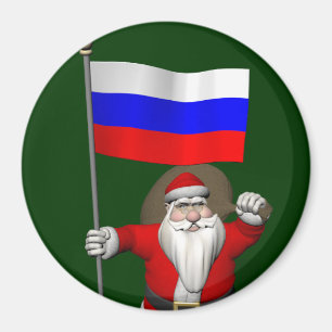 Der Weihnachtsmann mit dem Ende Russlands Magnet