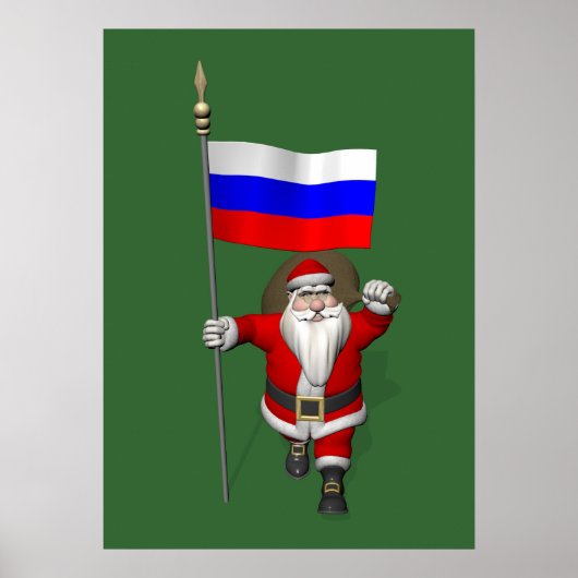 Der Weihnachtsmann mit dem Ende Russlands Poster (Vorne)