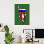 Der Weihnachtsmann mit dem Ende Russlands Poster (Heimbüro)