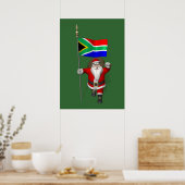 Der Weihnachtsmann mit dem Ende Südafrikas Poster (Küche)